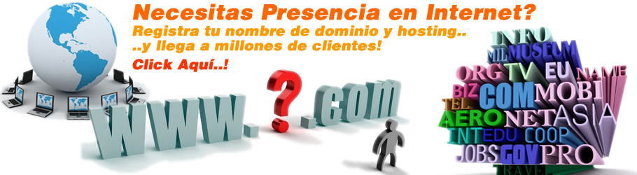 Registro de Nombres de Dominio y Alojamiento Web Registro de Nombres de Dominio y Alojamiento Web
